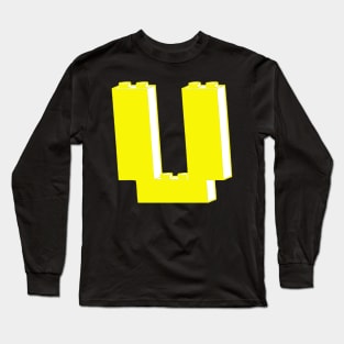 THE LETTER U, Customize My Minifig Long Sleeve T-Shirt